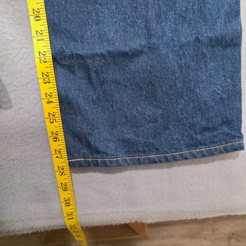 Levis 501 Buttonfly Mens Denim Blue Jeans Straight Leg Size 44x30‎ Actual 41x28